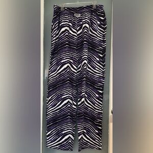 Zubaz athletic pants slacks zebra